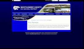 
							         For Parents - Montgomery County R-II School District								  
							    