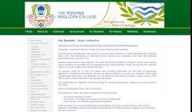 
							         For Parents - Riverina Anglican College								  
							    