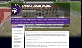 
							         For Parents - Salida School District								  
							    