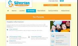 
							         For Parents - Silverton Pediatrics - Toms River, NJ								  
							    