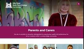 
							         For Parents | Sixth Form Education | Hills Road Sixth Form College								  
							    