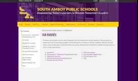 
							         For Parents - South Amboy Public Schools								  
							    