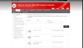 
							         For Parents / Staff Directory - Vernon-Verona-Sherrill								  
							    