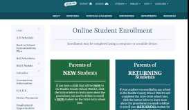 
							         For Parents / Student Registration - RCSD								  
							    