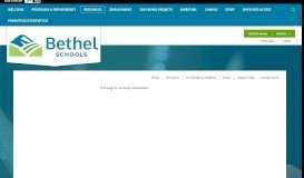 
							         For Parents & Students / Family Access - Bethel School District								  
							    
