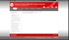 
							         For Parents / Teacher Webpages - Vernon-Verona-Sherrill								  
							    