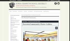 
							         For Parents/Community - Iowa-Grant School District								  
							    