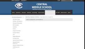 
							         For Parents/Students - Central Middle School								  
							    