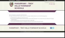 
							         For Parents/Students - Parsippany - Troy Hills Township Schools								  
							    