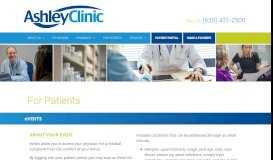 
							         For Patients – Ashley Clinic								  
							    