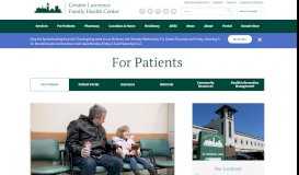 
							         For Patients - Greater Lawrence Family Health Center								  
							    