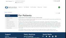 
							         For Patients - hcdpbc.org - Health Care District of Palm Beach County								  
							    