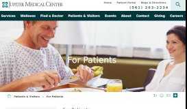 
							         For Patients | Health Services in Jupiter - Jupiter Medical Center								  
							    