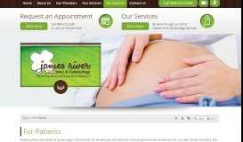 
							         For Patients - James River Ob-Gyn								  
							    