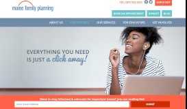 
							         For Patients - Maine Family Planning								  
							    