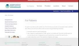 
							         For Patients | Northwest Allied Physicians | Arizona								  
							    