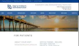 
							         For Patients Radiology Associates of Venice, Englewood, Sarasota FL ...								  
							    