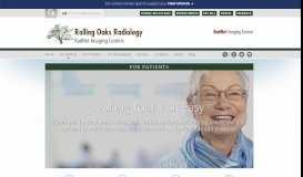 
							         For Patients | Rolling Oaks Radiology - RadNet								  
							    