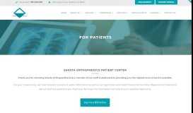 
							         For Patients - Shasta Orthopaedics								  
							    