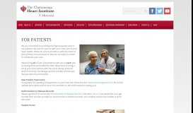 
							         For Patients | The Chattanooga Heart Institute								  
							    