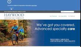 
							         For Patients - Western Carolina Orthopaedic Specialists								  
							    