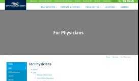 
							         For Physicians | Cape Fear Valley Health | Fayetteville, NC ...								  
							    