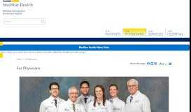 
							         For Physicians - MedStar Georgetown University Hospital								  
							    