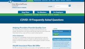 
							         For Providers - Cox Health Plans								  
							    