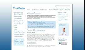 
							         For Providers - MDwise Inc.								  
							    