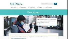 
							         For Providers - Medica								  
							    