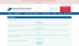 
							         For Providers: Southwest General Hospital | A Steward Hospital | San ...								  
							    