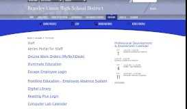 
							         For Staff / Homepage - Brawley Union High School District								  
							    