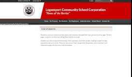 
							         For Students - Logansport Community School Corporation								  
							    