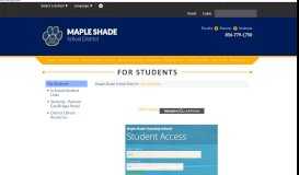
							         For Students - Maple Shade School District								  
							    