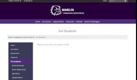 
							         For Students - Marlin Independent School District								  
							    