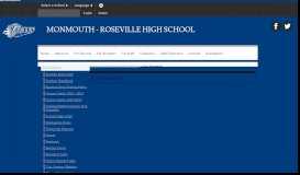 
							         For Students - Monmouth - Roseville High School								  
							    