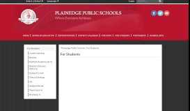 
							         For Students - Plainedge Public Schools								  
							    