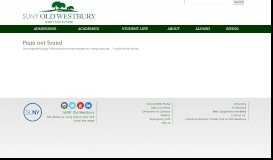 
							         For Students | SUNY Old Westbury								  
							    