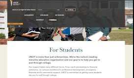 
							         For Students | UNCF								  
							    