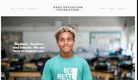 
							         For Teachers — Dare Education Foundation								  
							    