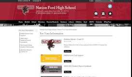 
							         For Your Information - Nation Ford High School								  
							    