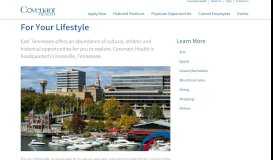 
							         For Your Lifestyle | Covenant Health Employment Services								  
							    