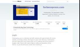 
							         Forbesxpress.com website. Login.								  
							    