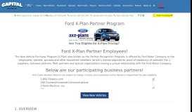 
							         Ford X-Plan Partner Program - Capital Ford								  
							    