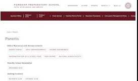 
							         Fordham Preparatory School: Parent & Student Portal								  
							    
