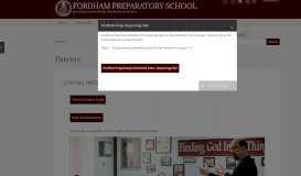 
							         Fordham Preparatory School: Parents								  
							    