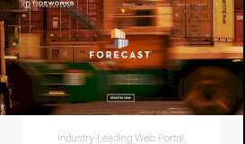 
							         Forecast | Tideworks Customer Service Web Portal								  
							    