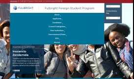 
							         Foreign Fulbright Program - Home Page								  
							    