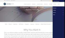 
							         Forensic Toolkit - AccessData								  
							    