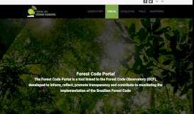 
							         Forest Code Portal - Forest Code Observatory (OCF)								  
							    